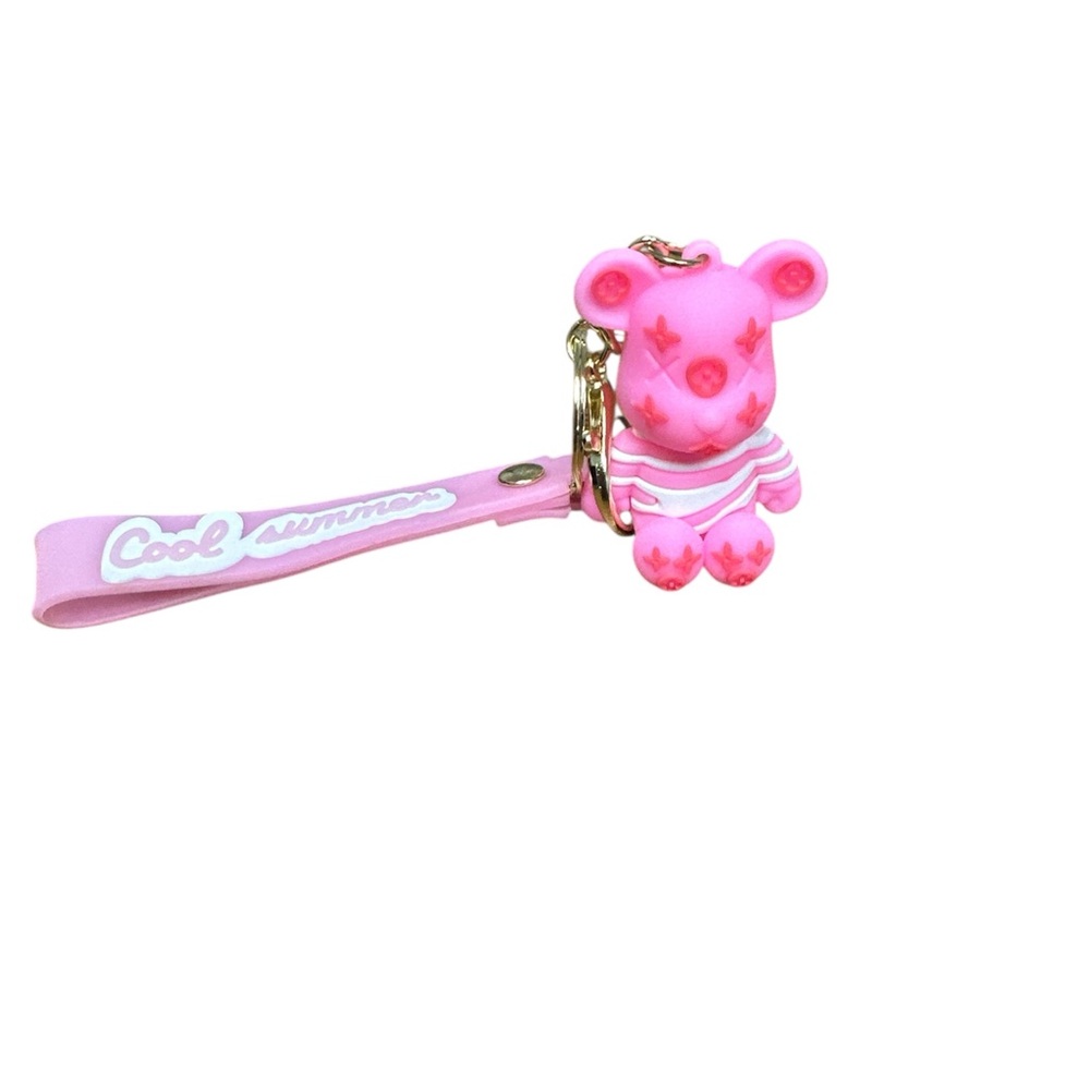 NWOT! Pink Bear Keychain/Purse Charm